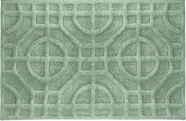 Kleine Wolke Mosaic covor de baie 60x50 cm dreptunghiular verde 9167685433