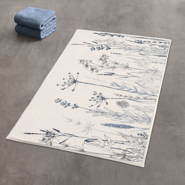 Kleine Wolke Savannah covor de baie 100x60 cm dreptunghiular bej-mix culori 9166148519