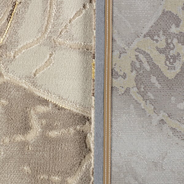 Covor Modern Living , Dormitor Dreptunghiular Marmara T156A Bej Gold (Alege dimensiunea: 100X200 cm)