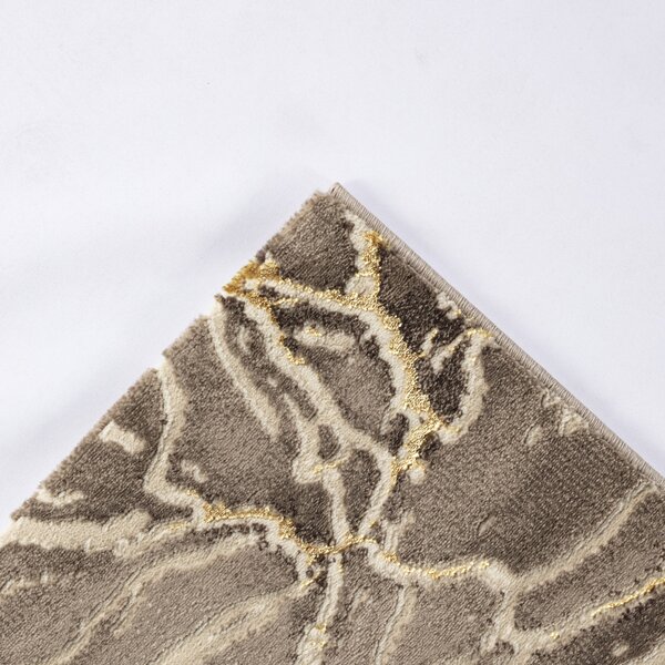 Covor Modern Living , Dormitor Dreptunghiular Marmara T156A Bej Gold (Alege dimensiunea: 100X200 cm)