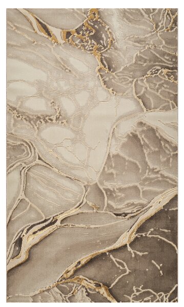 Covor Modern Living , Dormitor Dreptunghiular Marmara T156A Bej Gold (Alege dimensiunea: 100X200 cm)