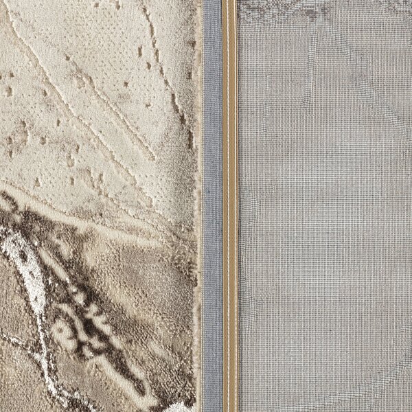 Covor Modern Living , Dormitor Dreptunghiular Marmara T159A Crem Bej (Alege dimensiunea: 100X200 cm)