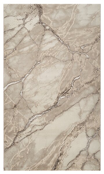 Covor Modern Living , Dormitor Dreptunghiular Marmara T159A Crem Bej (Alege dimensiunea: 100X200 cm)