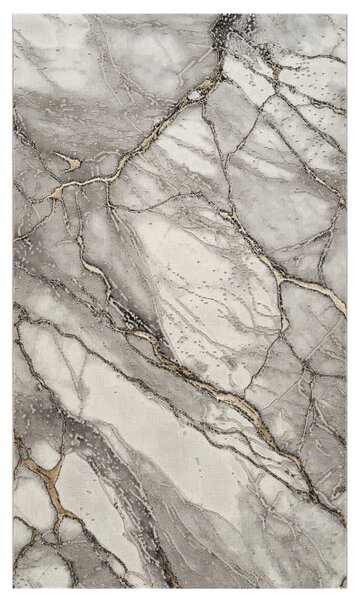 Covor Modern Living , Dormitor Dreptunghiular Marmara T159A Gri Gold (Alege dimensiunea: 100X200 cm)