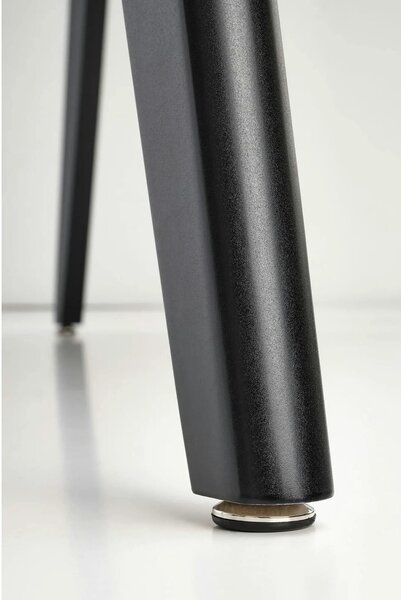Masa extensibila bucatarie DICKSON, stejar miere/negru, 150/210x90x75