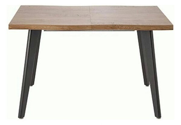 Masa extensibila bucatarie DICKSON, stejar miere/negru, 150/210x90x75