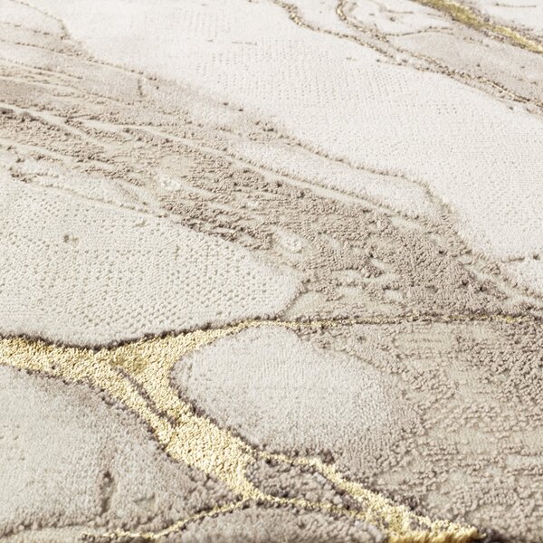 Covor Modern Living , Dormitor Dreptunghiular Marmara T159A Crem Gold (Alege dimensiunea: 100X200 cm)