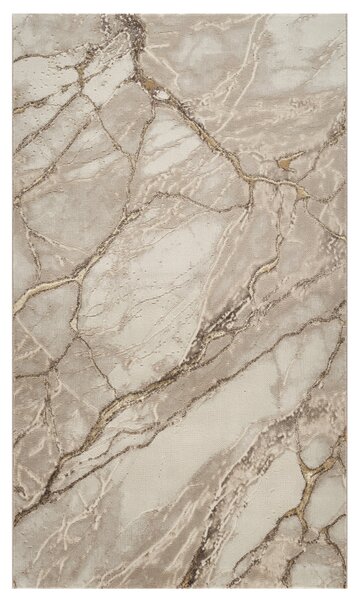Covor Modern Living , Dormitor Dreptunghiular Marmara T159A Crem Gold (Alege dimensiunea: 100X200 cm)