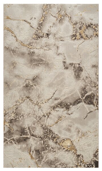 Covor Modern Living , Dormitor Dreptunghiular Marmara T160A Crem Gold (Alege dimensiunea: 100X200 cm)