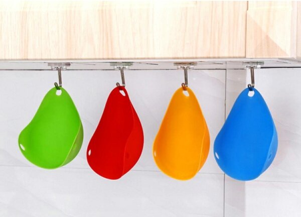 Set recipiente fierbere oua, 4buc, silicon, 56g, 9 x 6,5cm, multicolor
