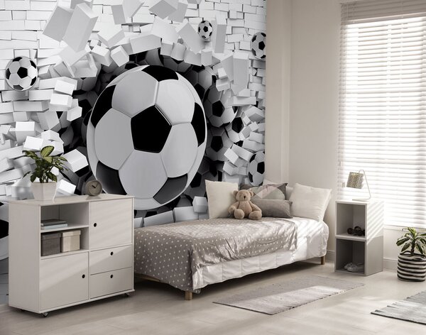 Fototapet Mingile de fotbal care sparg barierele, Fototapet copii, Fototapet populare, u96315 - Tapeko.ro