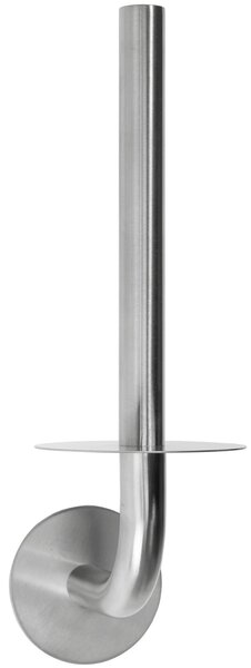 Suport hârtie igienică Nickel brush INOX 322220 DUO