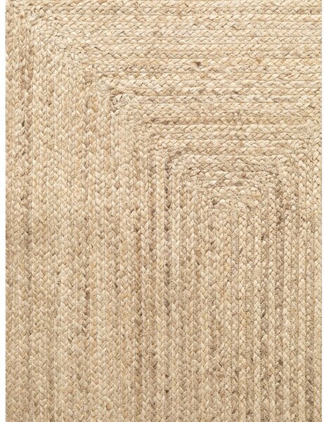 Covor tip traversă în culoare naturală deschisă reversibil/țesut manual din iută 80x200 cm Juno – Hanse Home