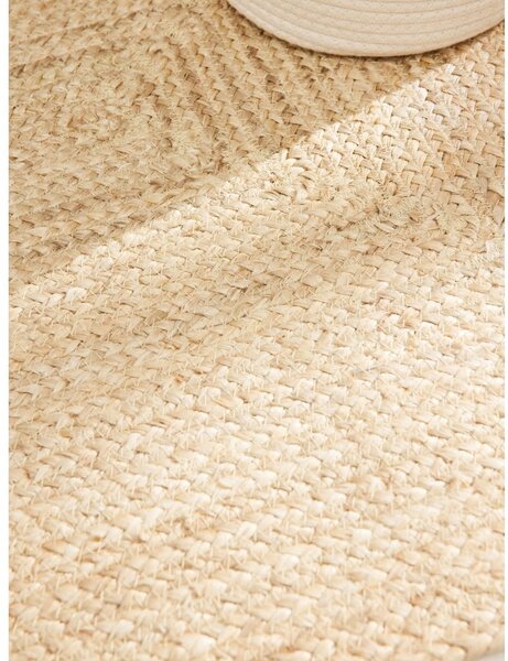 Covor tip traversă în culoare naturală deschisă reversibil/țesut manual din iută 80x200 cm Juno – Hanse Home