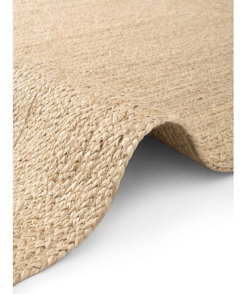 Covor tip traversă în culoare naturală deschisă reversibil/țesut manual din iută 80x200 cm Juno – Hanse Home