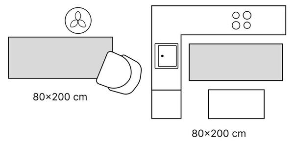 Covor tip traversă în culoare naturală reversibil/țesut manual din iută 80x200 cm Juno – Hanse Home