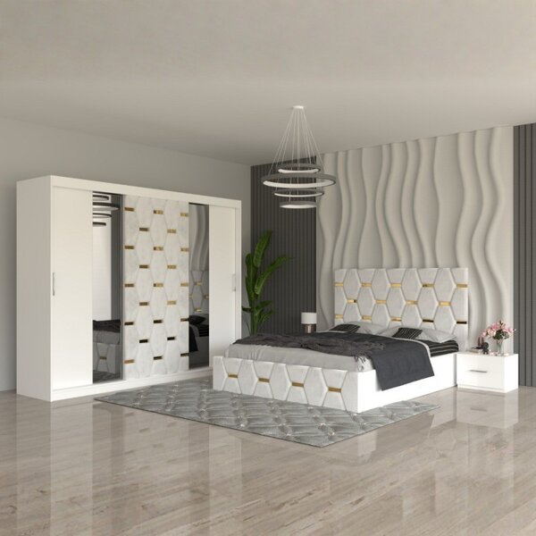 Dormitor Sofia Alb 160x200