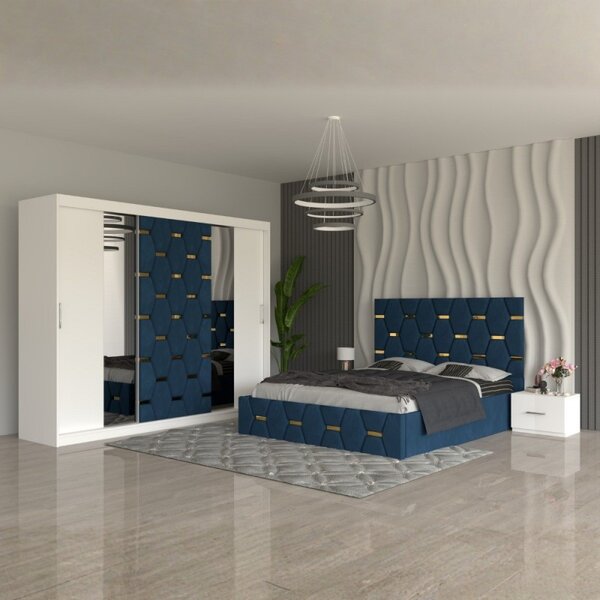 Dormitor Sofia Albastru 160x200