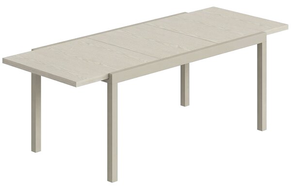 Outsunny Masă Grădină Extensibilă, Bucătărie Exterior Aluminiu 8-10 Persoane, Gri Deschis | Aosom Romania