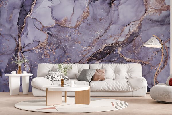 Tapet Marmură violet, Fototapet Textură, Fototapet Piatra, u93578v4 : Uwalls.ro