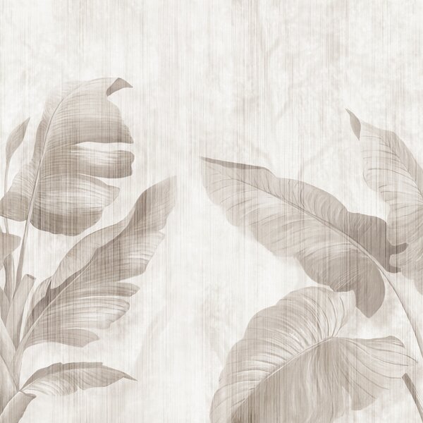 Tapet Frunze tropicale în stil grunge, Fototapet pădure, Fototapet Tropics, u00299d1 : Uwalls.ro