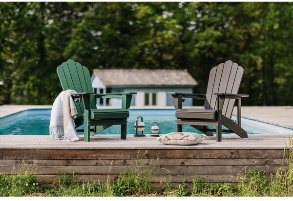 Fotoliu de grădină verde din plastic Adirondack – Bonami Selection