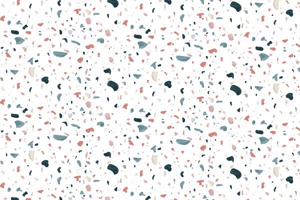 Tapet Terrazzo multicolor pentru interioare luminoase, Terrazzo fototapet, u99664 : Uwalls.ro