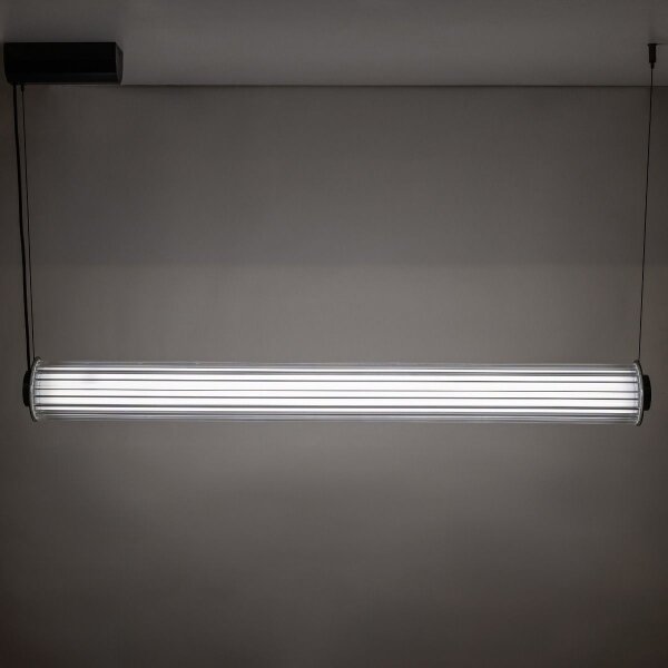 Zuma Line 1236 - Lustră LED reglabilă pe cablu COMO LED/39W/230V 2700-6500K neagră + telecomandă