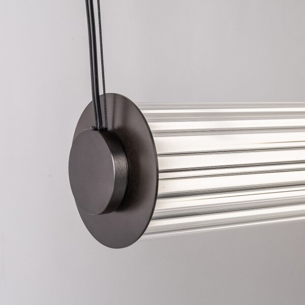 Zuma Line 1236 - Lustră LED reglabilă pe cablu COMO LED/39W/230V 2700-6500K neagră + telecomandă
