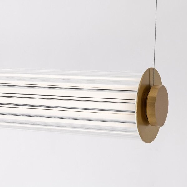 Zuma Line 1232 - Lustră LED dimmabilă pe cablu COMO LED/39W/230V 2700-6500K auriu + telecomandă