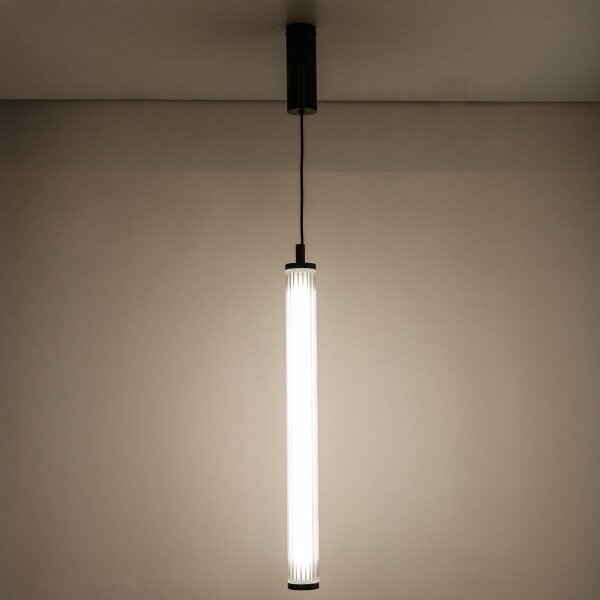 Zuma Line 1237 - Lustră LED dimabilă pe cablu COMO LED/26W/230V 2700-6500K neagră + telecomandă