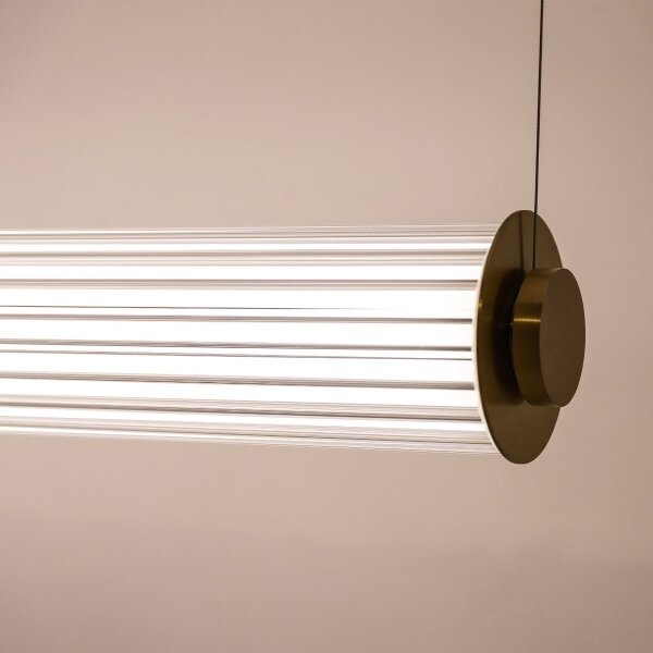 Zuma Line 1232 - Lustră LED dimmabilă pe cablu COMO LED/39W/230V 2700-6500K auriu + telecomandă