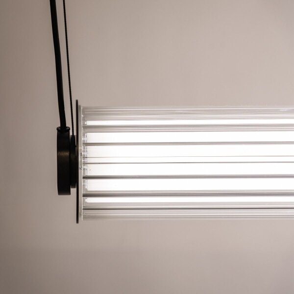 Zuma Line 1236 - Lustră LED reglabilă pe cablu COMO LED/39W/230V 2700-6500K neagră + telecomandă
