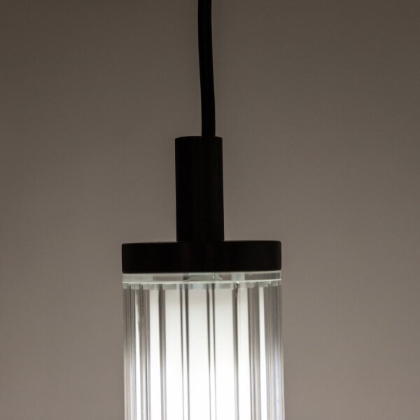 Zuma Line 1237 - Lustră LED dimabilă pe cablu COMO LED/26W/230V 2700-6500K neagră + telecomandă