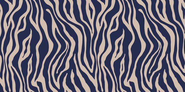Tapet Vector imprimare de piele de zebră în culori albastru și alb, Fototapet Abstract, u99173v1 : Uwalls.ro