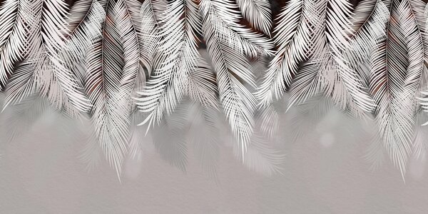 Tapet Frunze tropicale, Fototapet pădure, Fototapet Tropics, u48556v4d2 : Uwalls.ro