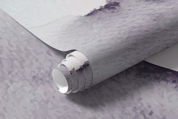 Tapet Trendy acuarelă pete decor minimalism în violet, Fototapet Acuarelă, w00376v1 : Uwalls.ro