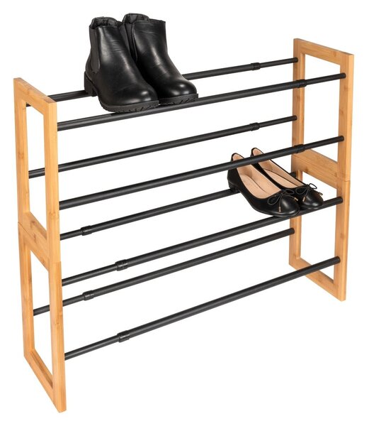 Pantofar negru/în culoare naturală telescopic din metal Ecori – Wenko
