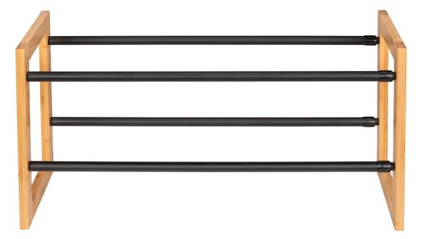 Pantofar negru/în culoare naturală telescopic din metal Ecori – Wenko