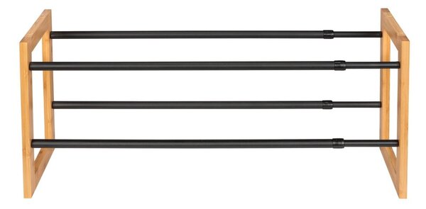 Pantofar negru/în culoare naturală telescopic din metal Ecori – Wenko