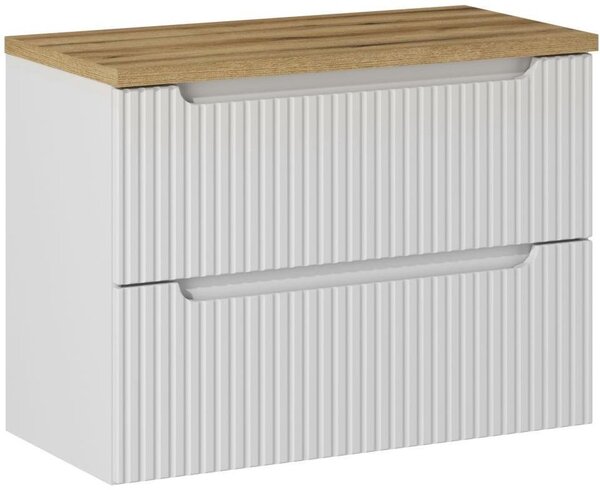 Set dulap Comad Nova White NOVA WHITE 82-80-2S, blat Comad Nova Oak NOVA OAK A 89-80