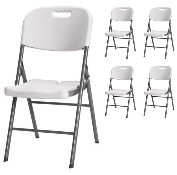 Set scaune de catering pentru gradina pliabil puternic x4