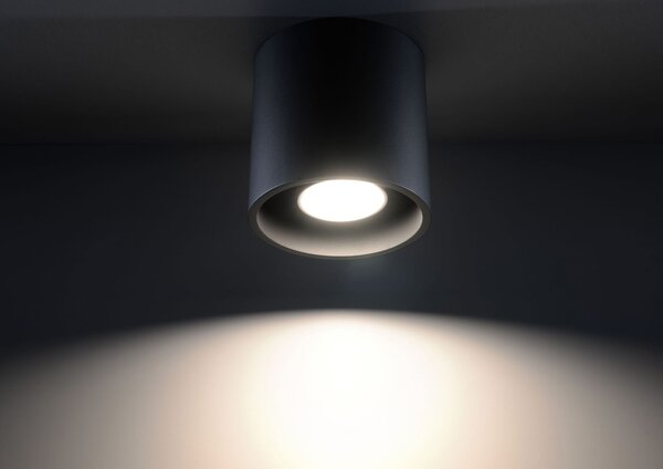 Sollux Lighting Orbis lampă de tavan 1x40 W negru SL.0016