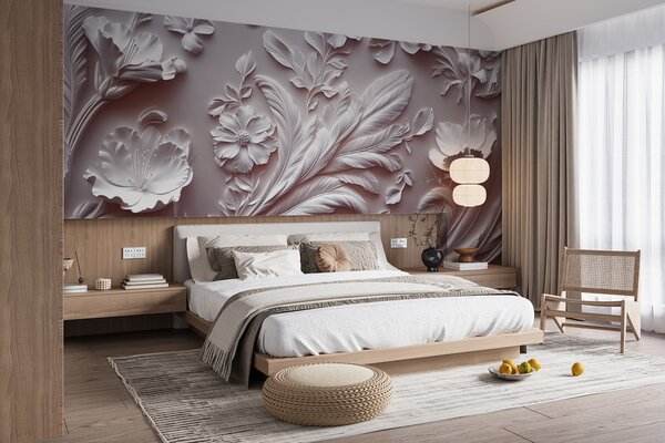 Fototapet Eleganță florală într-un design complex, Fototapet natură, Fototapet populare, w01356v1 - Tapeko.ro