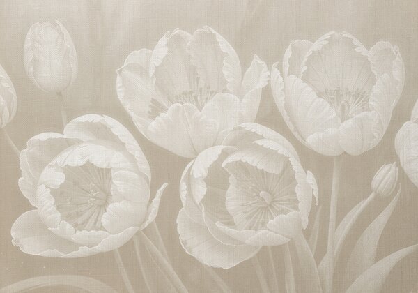 Fototapet Afișaj floral elegant în sepia, Populare fototapet, Populare fototapet, w08193v1 - Muralas.ro