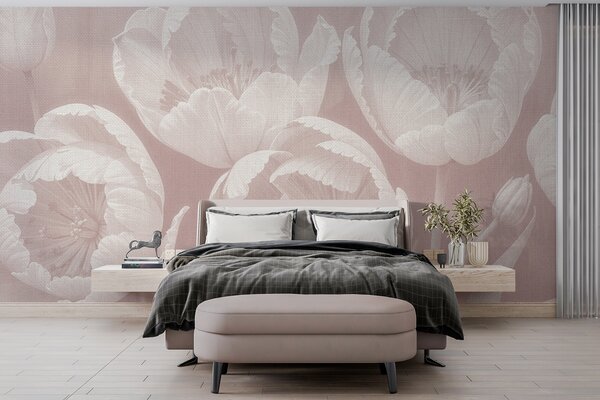 Fototapet Textură florală elegantă în roz, Populare fototapet, Populare fototapet, w08193 - Muralas.ro