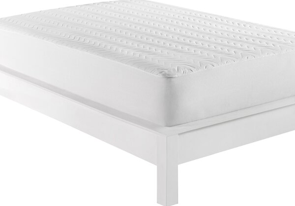 Protecție saltea 100 x 200 cm + 30 cm Quiztec Fa (alb). 1086853