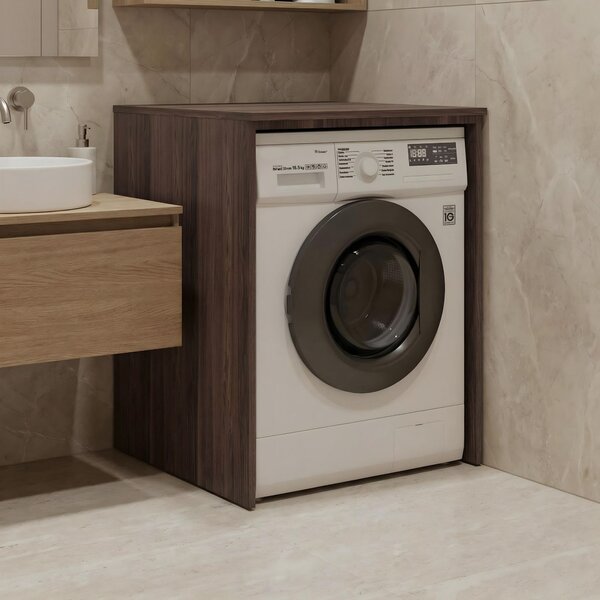 Dulap pentru mașina de spălat Bronco 70 (nuc închis). Promo -15%. 1158105