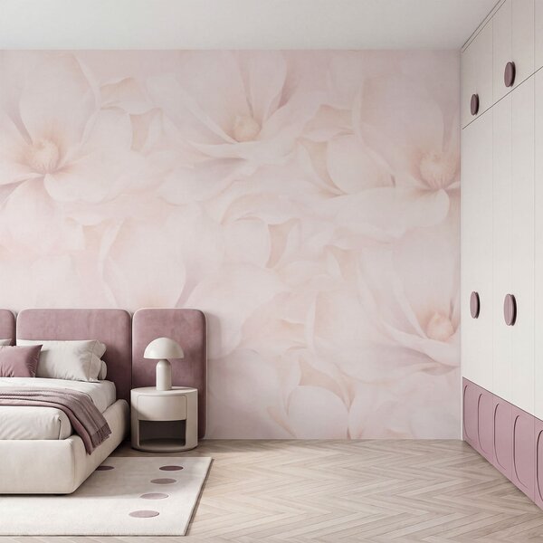 Fototapet Flori delicate în nuanțe pastelate, Fototapet flori, Fototapet populare - Tapeko.ro