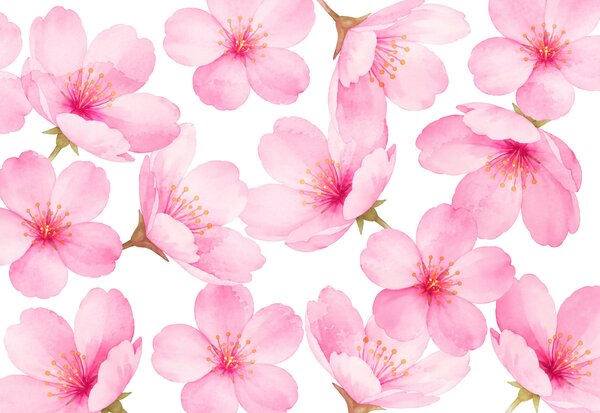 Fototapet Buchet de flori roz, Fototapet copaci, Fototapet populare - Tapeko.ro